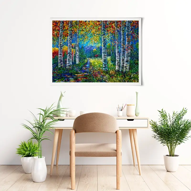 Nocturne Blue Landscape Art Print Nocturne Blue Landscape Art Print wall art product Lena Owens - Independent