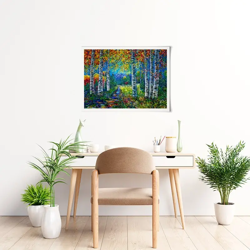 Nocturne Blue Landscape Art Print Nocturne Blue Landscape Art Print wall art product Lena Owens - Independent