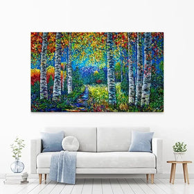 Nocturne Blue Landscape Canvas Print Nocturne Blue Landscape Canvas Print wall art product Lena Owens - Independent
