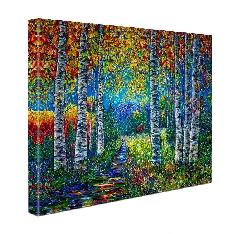 Nocturne Blue Landscape Canvas Print Nocturne Blue Landscape Canvas Print wall art product Lena Owens - Independent