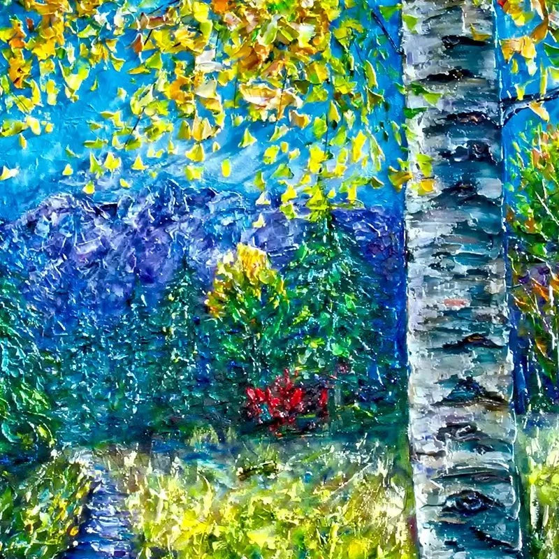 Nocturne Blue Landscape Canvas Print Nocturne Blue Landscape Canvas Print wall art product Lena Owens - Independent