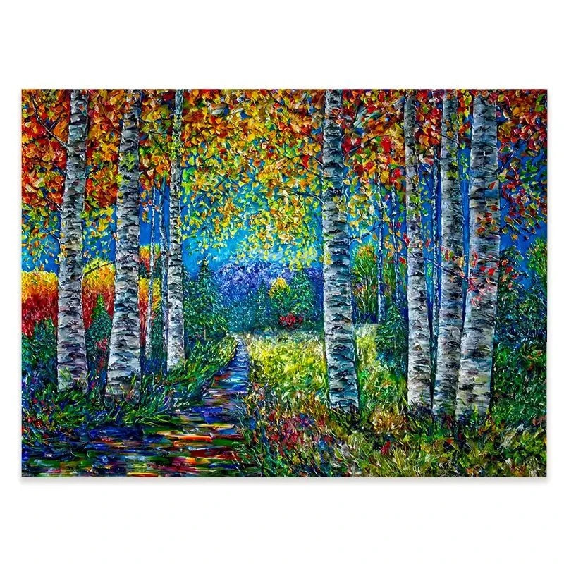 Nocturne Blue Landscape Canvas Print Nocturne Blue Landscape Canvas Print wall art product Lena Owens - Independent