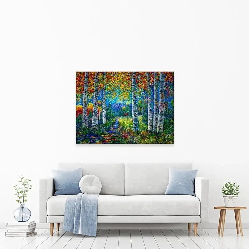 Nocturne Blue Landscape Canvas Print Nocturne Blue Landscape Canvas Print wall art product Lena Owens - Independent
