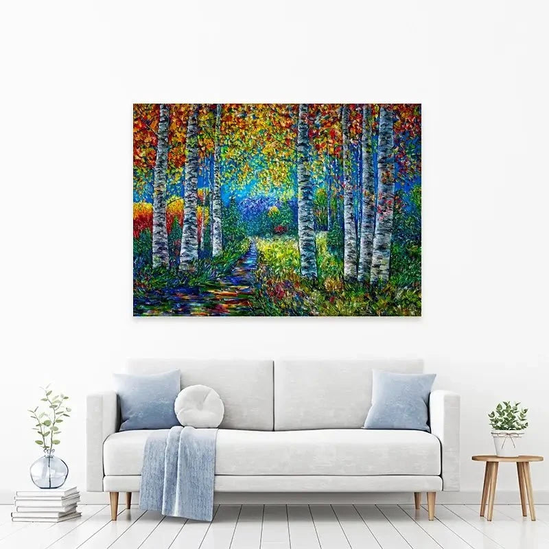 Nocturne Blue Landscape Canvas Print Nocturne Blue Landscape Canvas Print wall art product Lena Owens - Independent