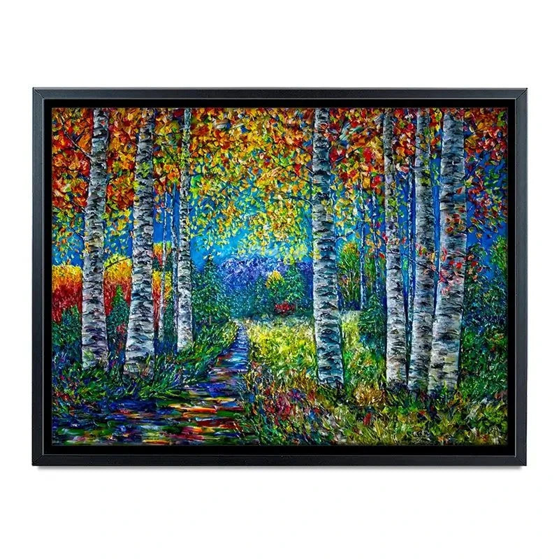 Nocturne Blue Landscape Canvas Print Nocturne Blue Landscape Canvas Print wall art product Lena Owens - Independent