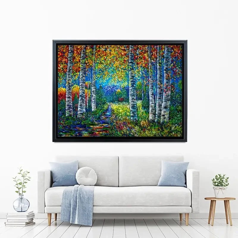 Nocturne Blue Landscape Canvas Print Nocturne Blue Landscape Canvas Print wall art product Lena Owens - Independent