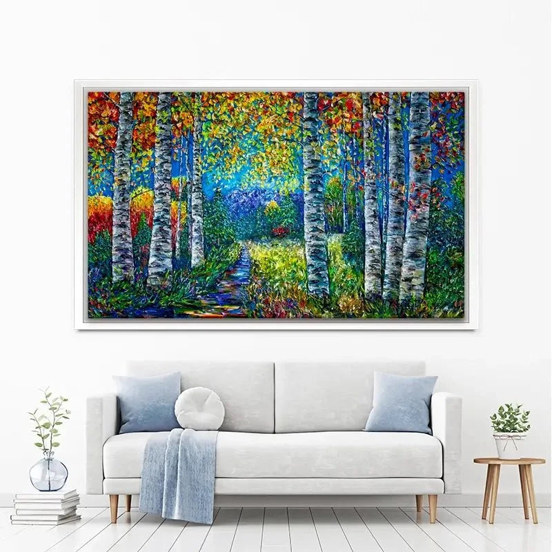 Nocturne Blue Landscape Canvas Print Nocturne Blue Landscape Canvas Print wall art product Lena Owens - Independent