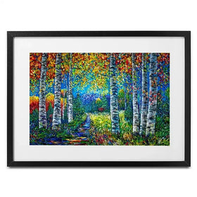 Nocturne Blue Landscape Framed Art Print Nocturne Blue Landscape Framed Art Print wall art product Lena Owens - Independent