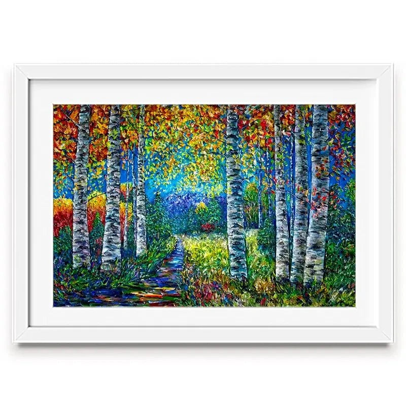 Nocturne Blue Landscape Framed Art Print Nocturne Blue Landscape Framed Art Print wall art product Lena Owens - Independent