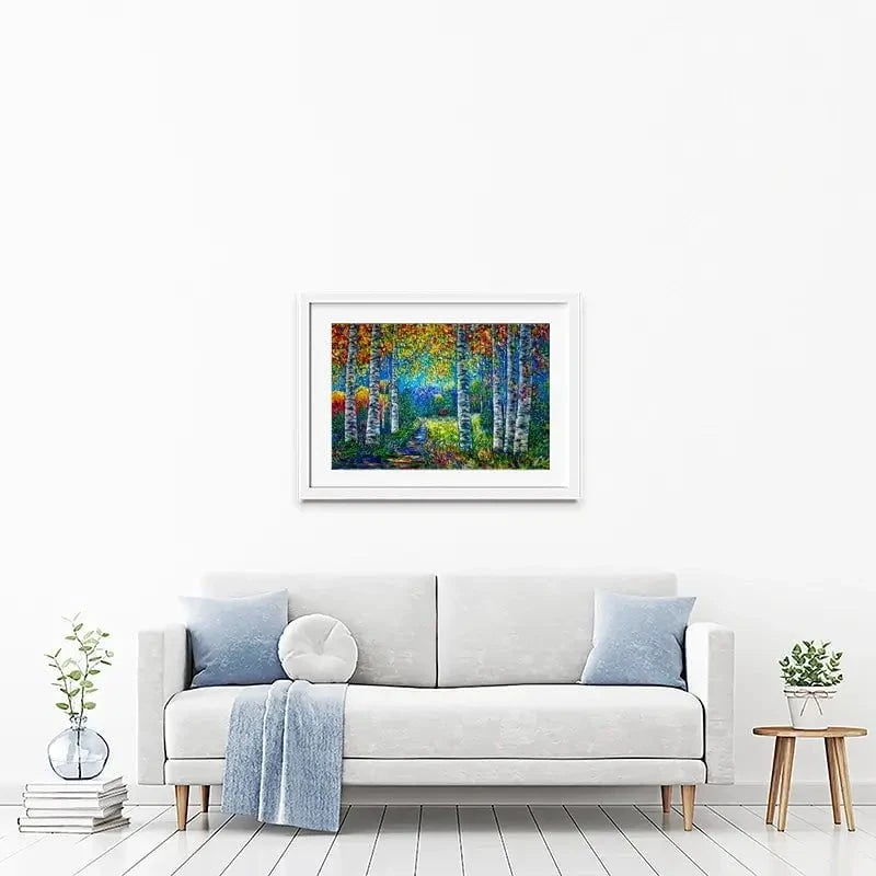 Nocturne Blue Landscape Framed Art Print Nocturne Blue Landscape Framed Art Print wall art product Lena Owens - Independent