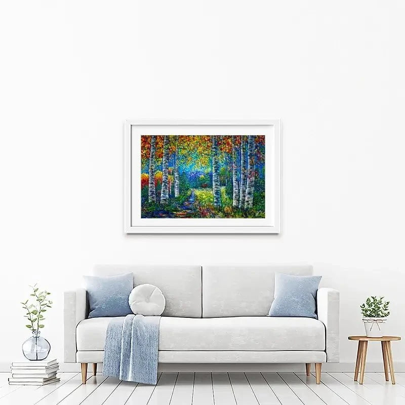 Nocturne Blue Landscape Framed Art Print Nocturne Blue Landscape Framed Art Print wall art product Lena Owens - Independent
