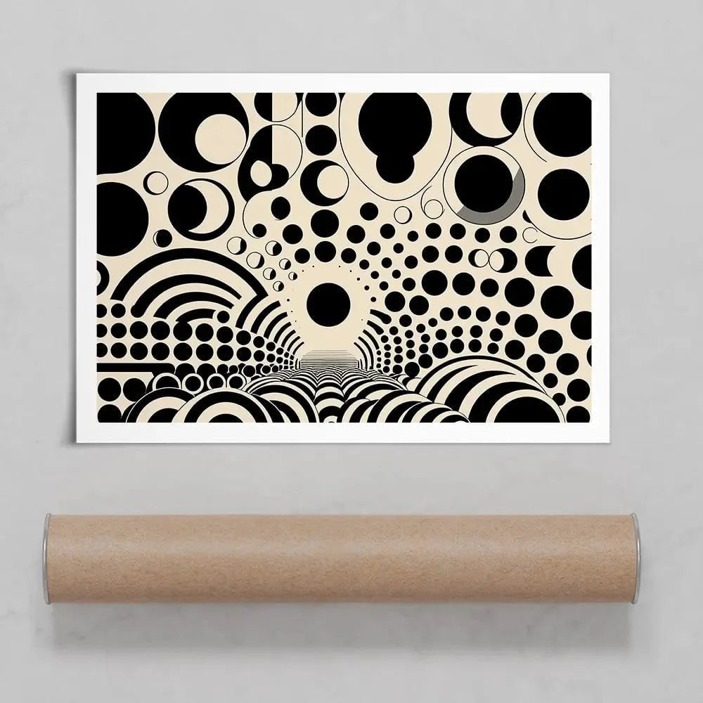 Noir Abstract Art Print Noir Abstract Art Print wall art product P & M Print Gallery