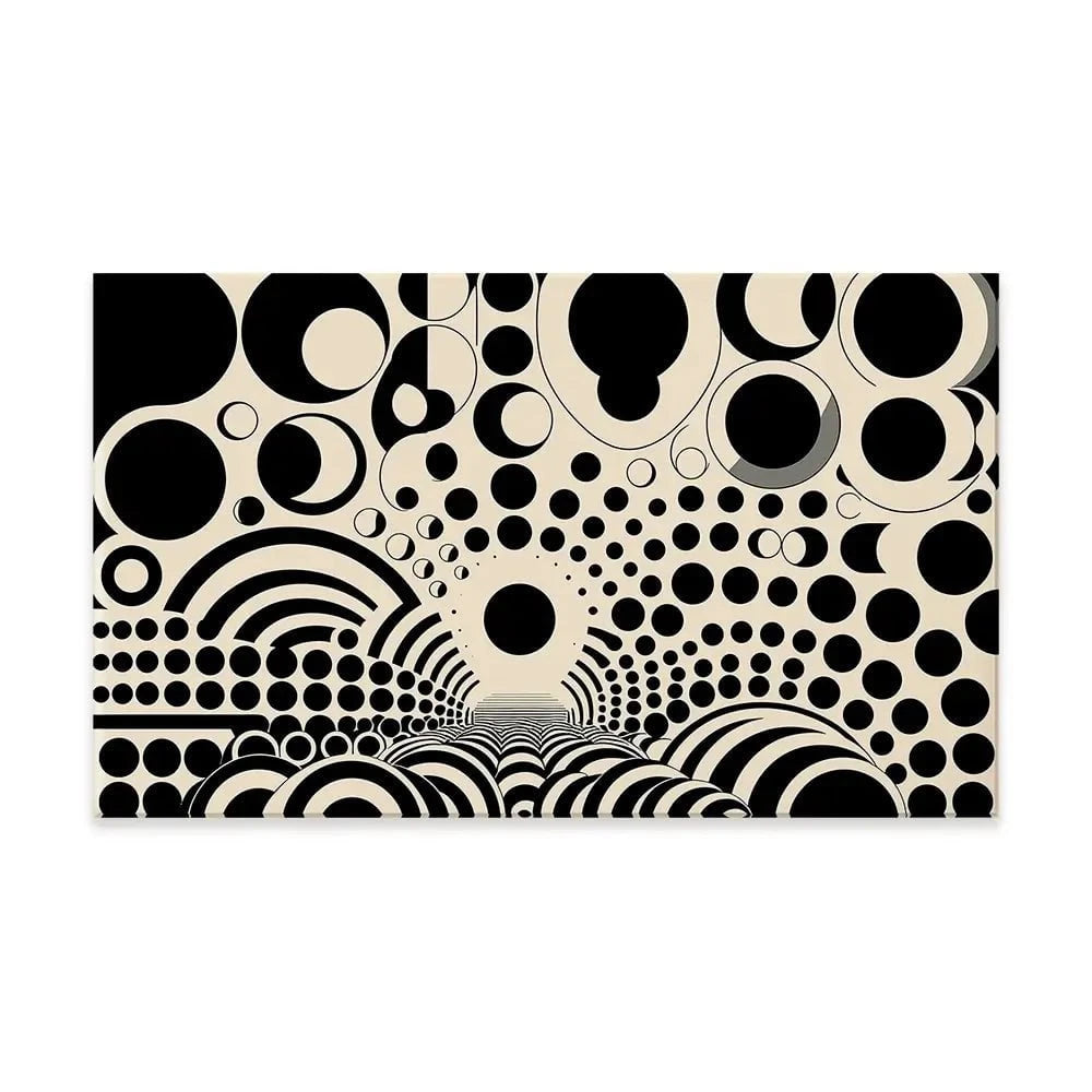 Noir Abstract Canvas Print Noir Abstract Canvas Print wall art product P & M Print Gallery