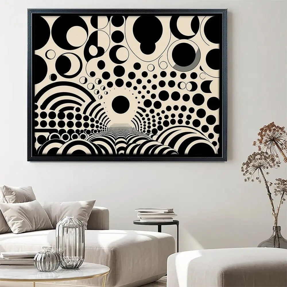 Noir Abstract Canvas Print Noir Abstract Canvas Print wall art product P & M Print Gallery
