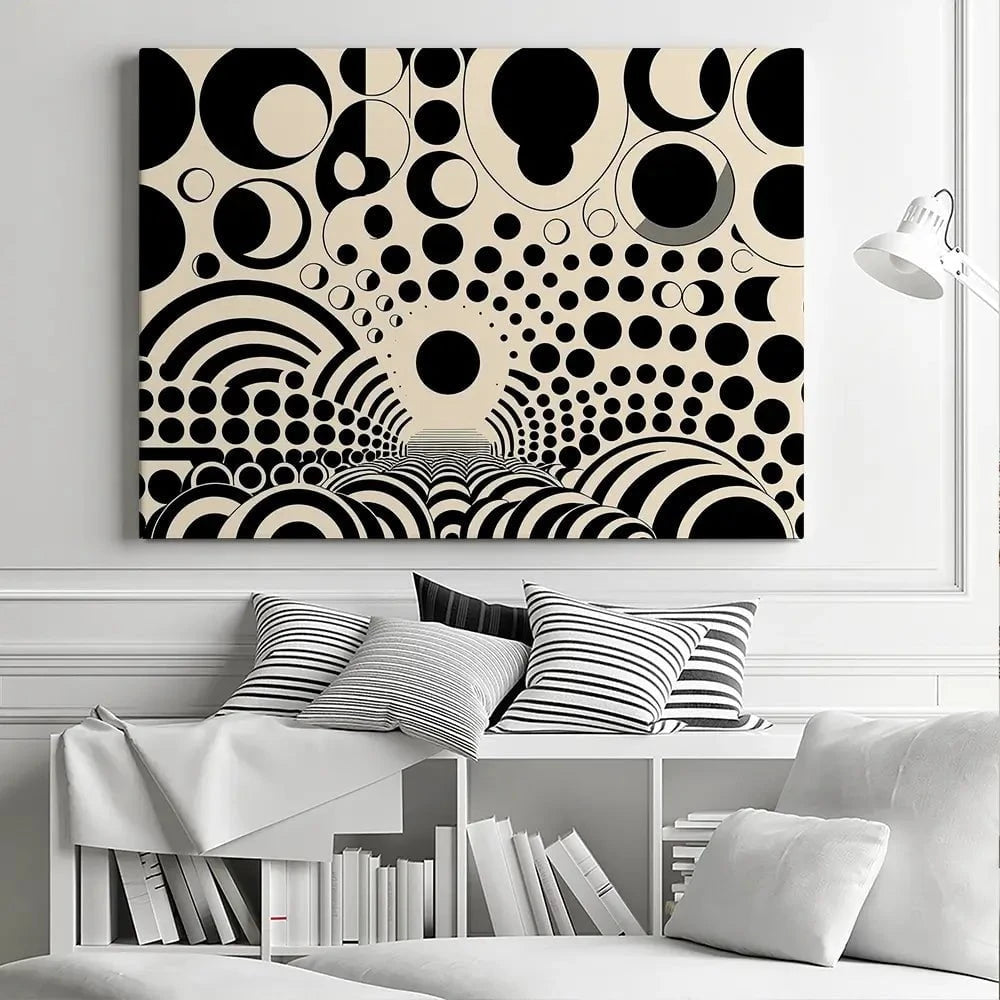 Noir Abstract Canvas Print Noir Abstract Canvas Print wall art product P & M Print Gallery