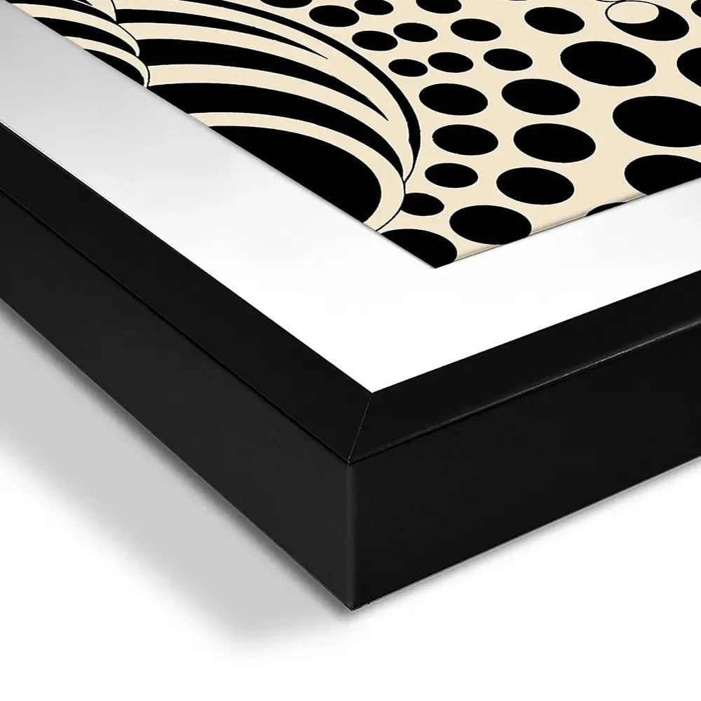 Noir Abstract Framed Art Print Noir Abstract Framed Art Print wall art product P & M Print Gallery