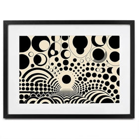 Noir Abstract Framed Art Print Noir Abstract Framed Art Print wall art product P & M Print Gallery