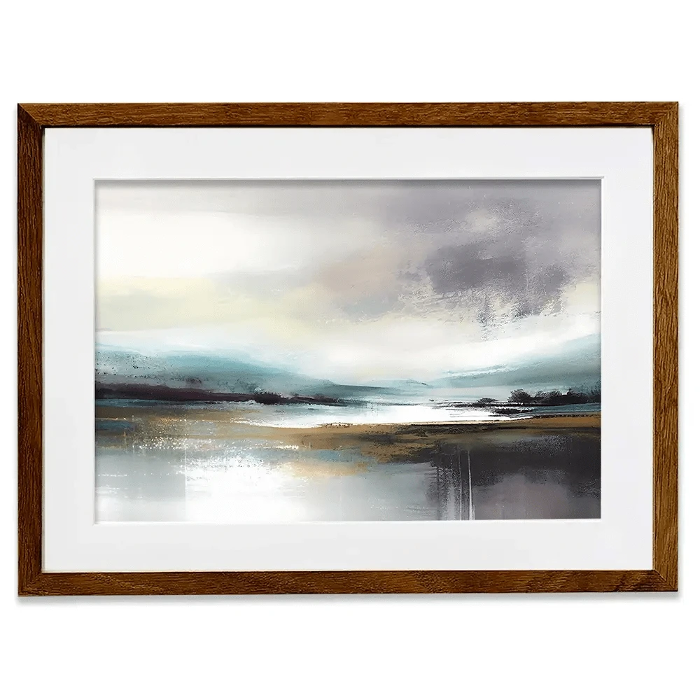 Nordic Landscape Framed Art Print Nordic Landscape Framed Art Print wall art product jesseyy / Shutterstock