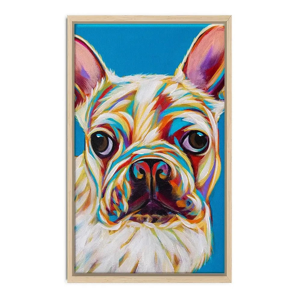 Nosey Dog Canvas Print Nosey Dog Canvas Print wall art product Carolee Vitaletti