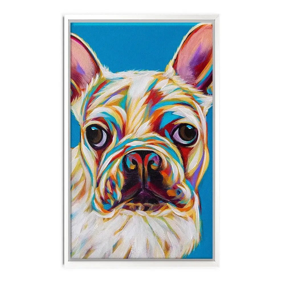 Nosey Dog Canvas Print Nosey Dog Canvas Print wall art product Carolee Vitaletti