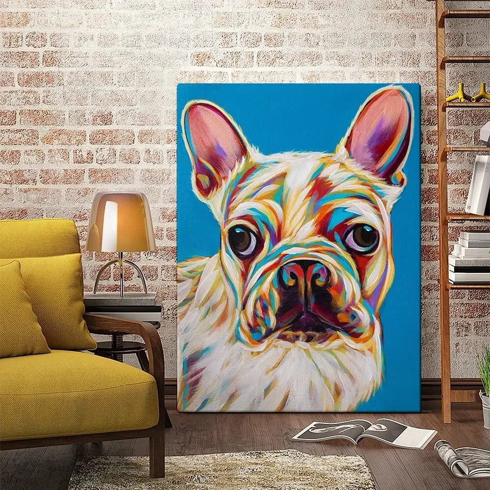 Nosey Dog Canvas Print Nosey Dog Canvas Print wall art product Carolee Vitaletti