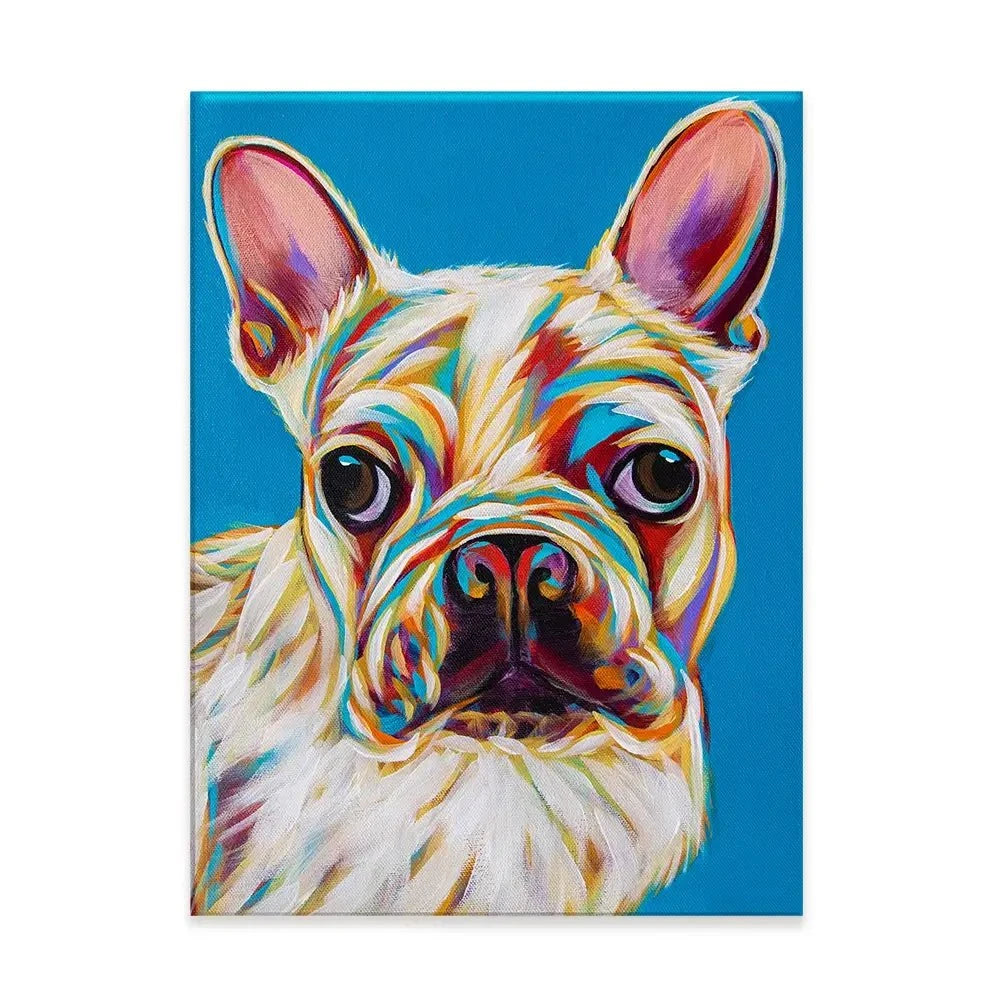 Nosey Dog Canvas Print Nosey Dog Canvas Print wall art product Carolee Vitaletti