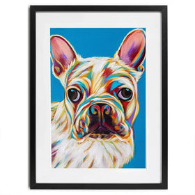 Nosey Dog Framed Art Print Nosey Dog Framed Art Print wall art product Carolee Vitaletti