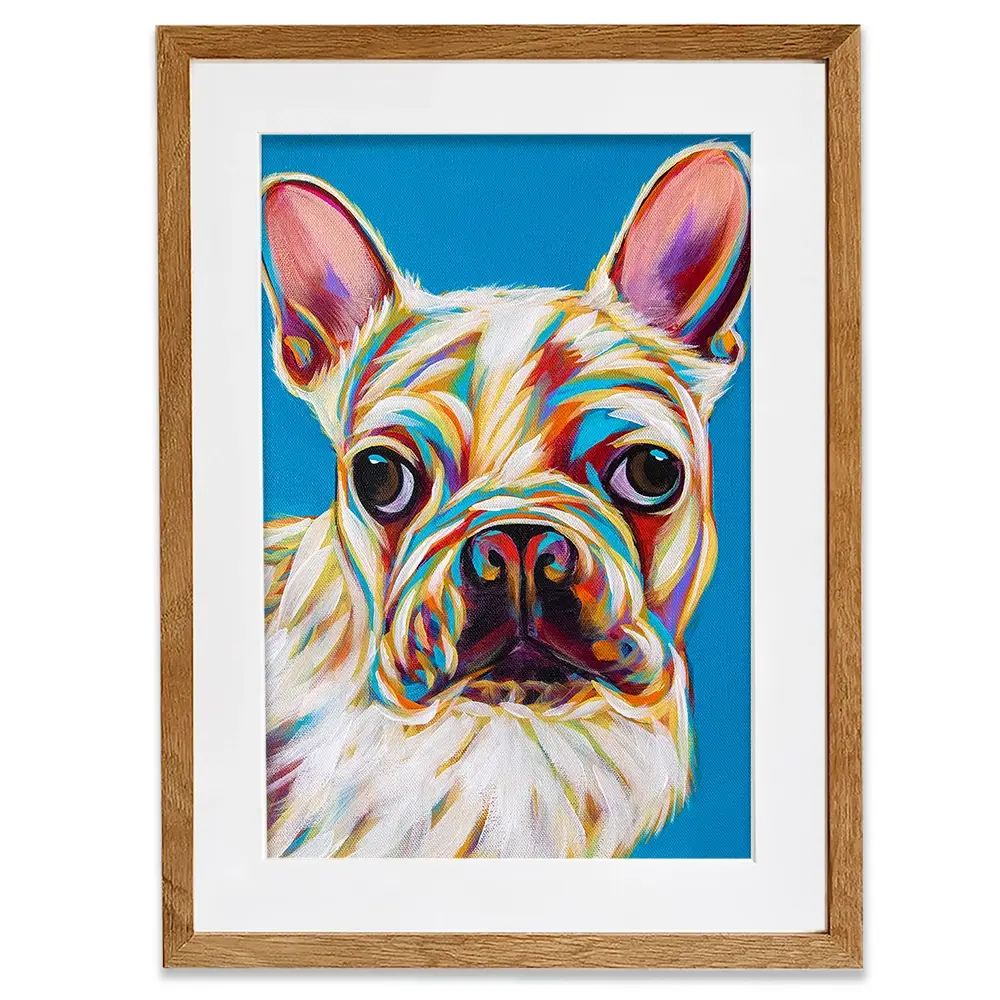 Nosey Dog Framed Art Print Nosey Dog Framed Art Print wall art product Carolee Vitaletti