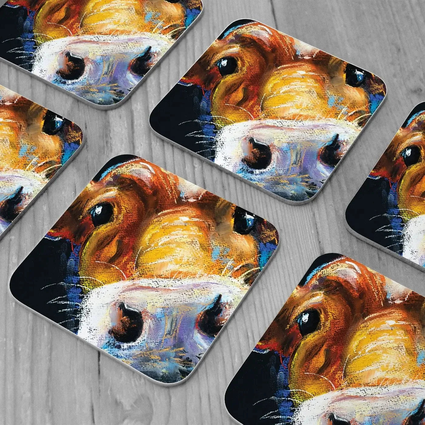 Nosy Cow Coaster Set Nosy Cow Coaster Set wall art product Ivailo Nikolov / Shutterstock