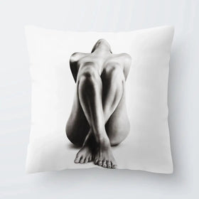 Nude Woman Charcoal Study Cushion Nude Woman Charcoal Study Cushion wall art product Ashvin Harrison