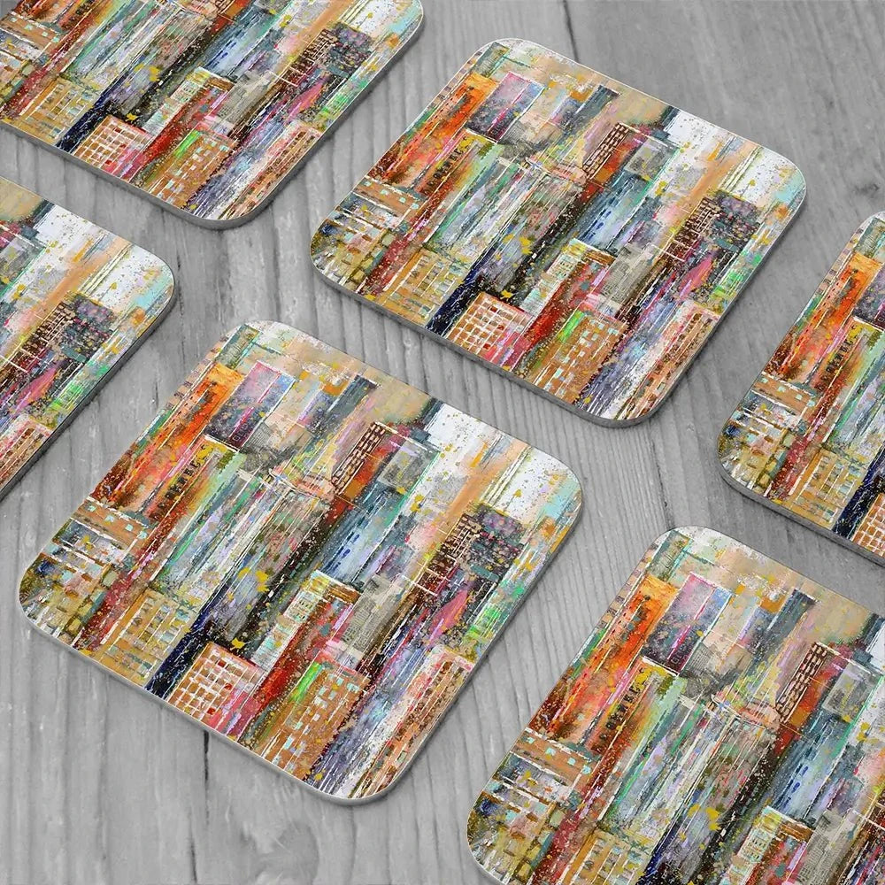 NY City Coaster Set NY City Coaster Set wall art product Studio Paint-Ing