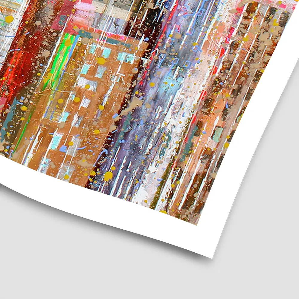 NY City Square Art Print NY City Square Art Print wall art product Studio Paint-Ing