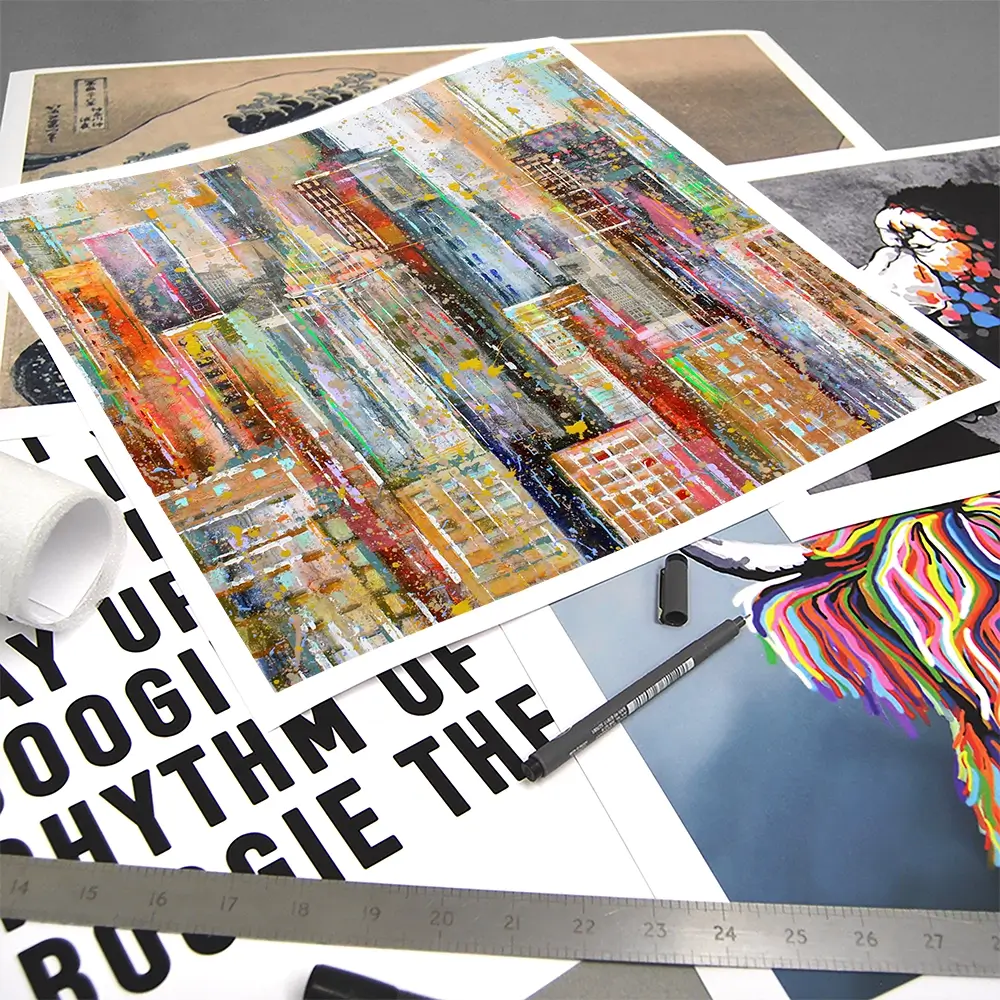 NY City Square Art Print NY City Square Art Print wall art product Studio Paint-Ing