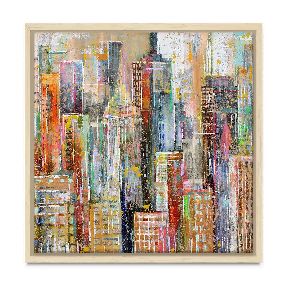 NY City Square Canvas Print NY City Square Canvas Print wall art product Studio Paint-Ing