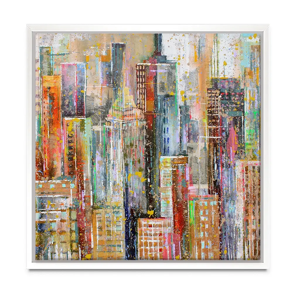 NY City Square Canvas Print NY City Square Canvas Print wall art product Studio Paint-Ing