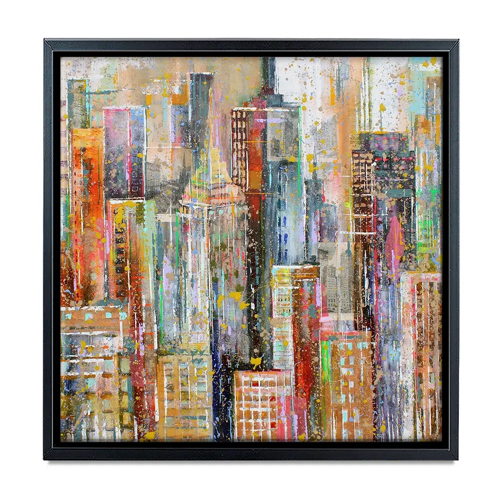 NY City Square Canvas Print NY City Square Canvas Print wall art product Studio Paint-Ing
