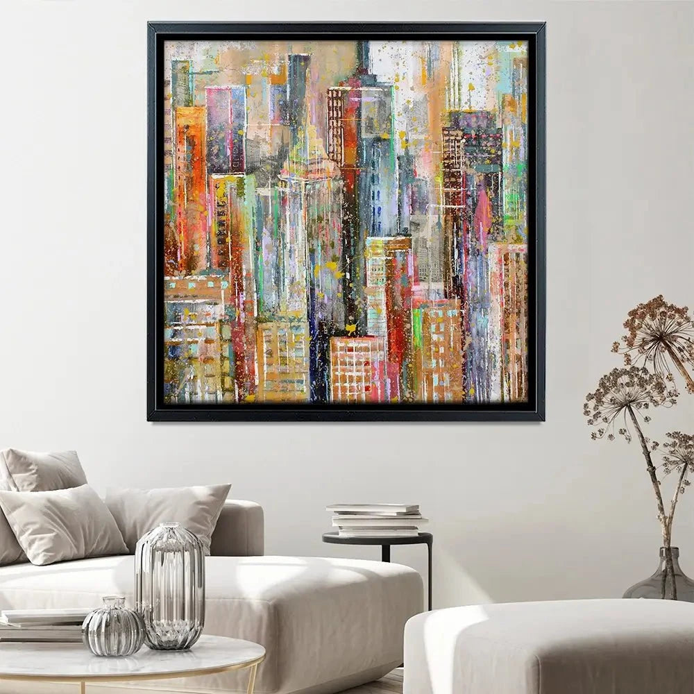 NY City Square Canvas Print NY City Square Canvas Print wall art product Studio Paint-Ing