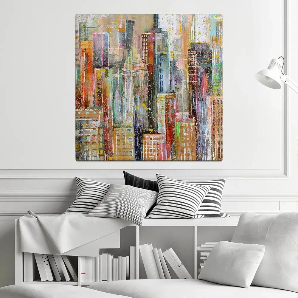 NY City Square Canvas Print NY City Square Canvas Print wall art product Studio Paint-Ing