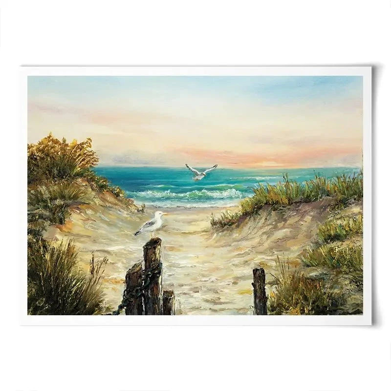 Ocean Beach Dunes Art Print Ocean Beach Dunes Art Print wall art product Boyan Dimitrov / Shutterstock