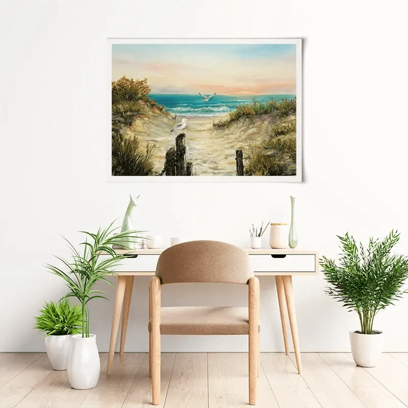 Ocean Beach Dunes Art Print Ocean Beach Dunes Art Print wall art product Boyan Dimitrov / Shutterstock