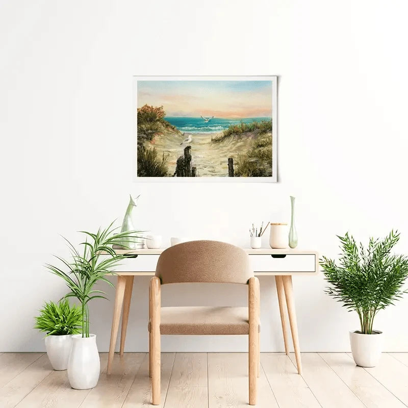 Ocean Beach Dunes Art Print Ocean Beach Dunes Art Print wall art product Boyan Dimitrov / Shutterstock