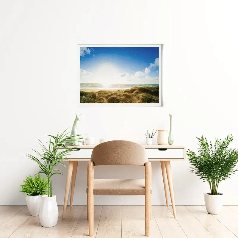 Ocean Beach View Art Print Ocean Beach View Art Print wall art product Sergey Novikov / Shutterstock