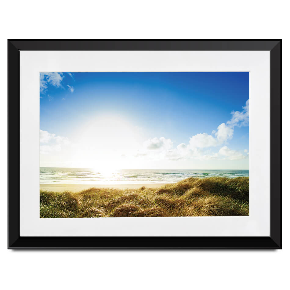 Ocean Beach View Framed Art Print Ocean Beach View Framed Art Print wall art product Sergey Novikov / Shutterstock