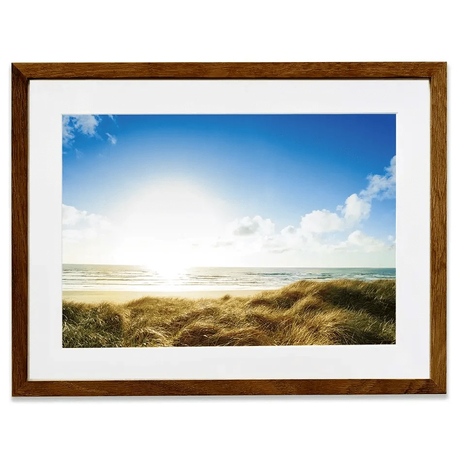 Ocean Beach View Framed Art Print Ocean Beach View Framed Art Print wall art product Sergey Novikov / Shutterstock