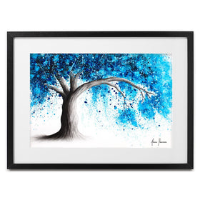 Ocean Energy Tree Framed Art Print wall art product Ashvin Harrison