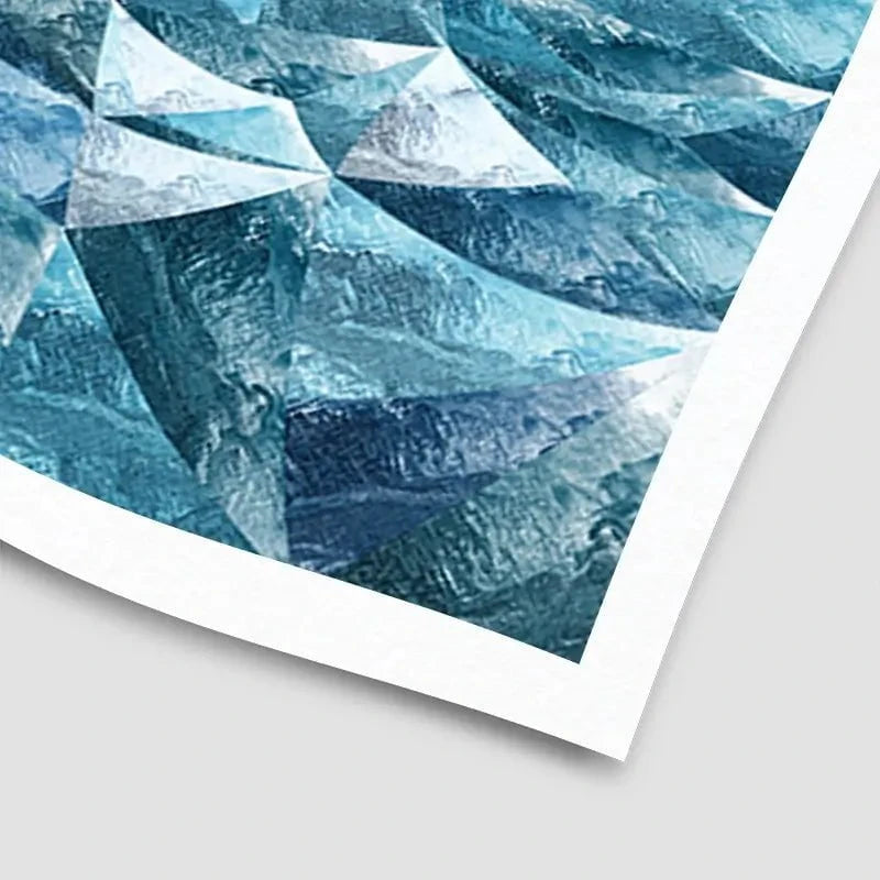 Ocean Geometric Art Print Ocean Geometric Art Print wall art product Sarah Manovski