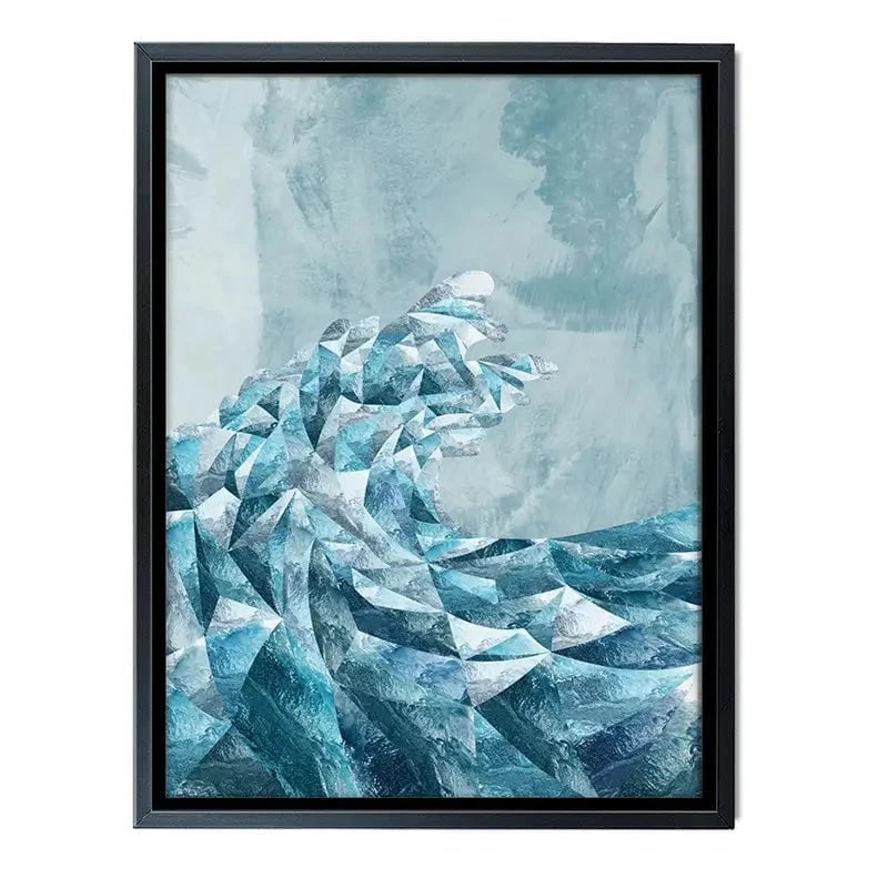 Ocean Geometric Canvas Print Ocean Geometric Canvas Print wall art product Sarah Manovski