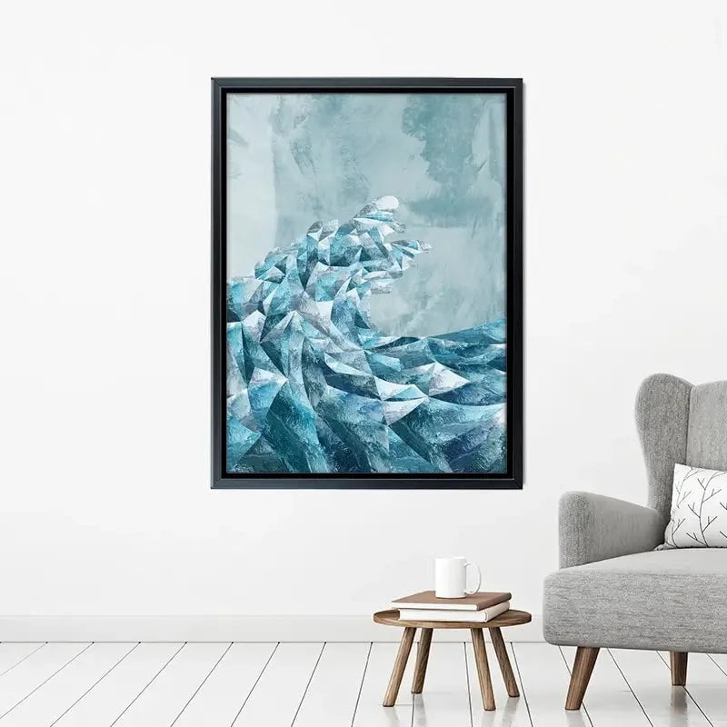 Ocean Geometric Canvas Print Ocean Geometric Canvas Print wall art product Sarah Manovski