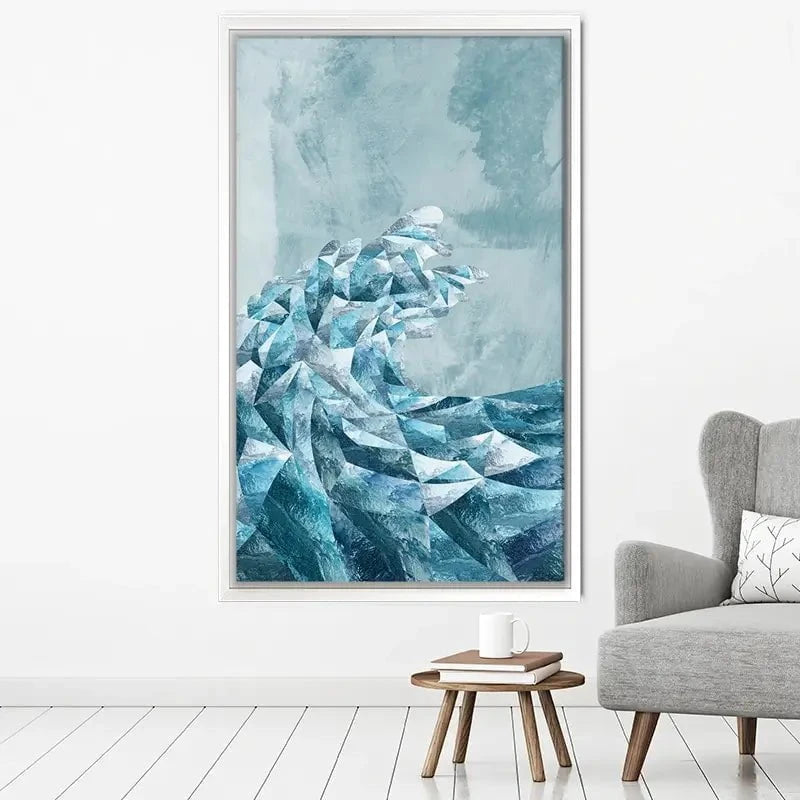 Ocean Geometric Canvas Print Ocean Geometric Canvas Print wall art product Sarah Manovski
