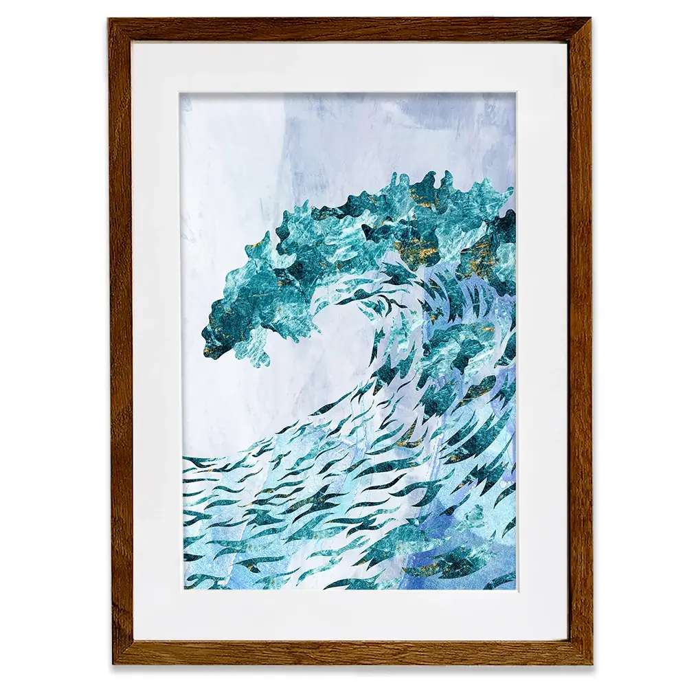 Ocean Grunge Framed Art Print Ocean Grunge Framed Art Print wall art product Sarah Manovski